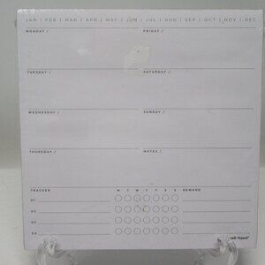 NWT! Russell+Hazel Desktop Tear-Off Calendar Pad